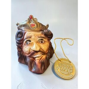 2007 Burger King Crown Halloween Rubie's Rubber Full Mask Officially Licensed +